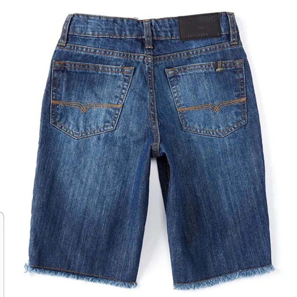 Boys Distressed Slim Fit Shorts Size 8 - Picture 2 of 2